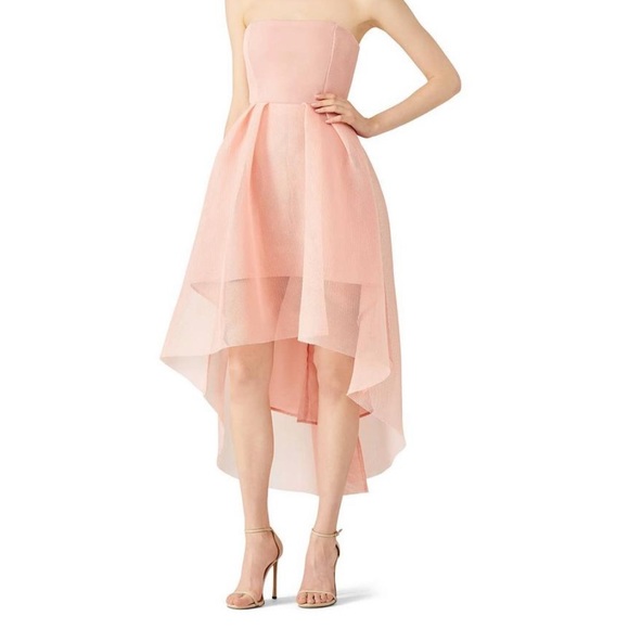 Elliatt pink mesh high low dress NWT - Picture 1 of 4